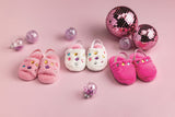 Hot Pink Glitzy Slippers