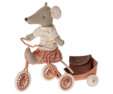 Tricycle Mouse, Big Sister - Coral