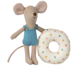 Beach Mouse with Float, Little Sister - Multi Dot