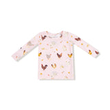 Collector Chickens - Pink - Long Sleeve Loungewear Set