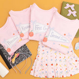 Kindergarten Pennant Short Sleeve T-Shirt - Back To School - Girls