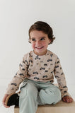 Raglan Sweatshirt - Dirt Bikes, Baby Boy