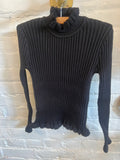 Girls Knitted Under Sweater - Black