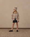 Scallop Mini Skirt - Dark Indigo