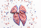 Mesh Shaker Bow - Proud Patriot, Large