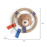 Itzy Ring Pal™ - Teething Ring, Taupe Bear