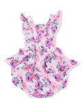 Rose Abundance - Ric Rac Ruffle Sunsuit