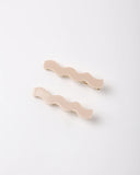 Wavy Clip Set - Petal, Mulberry