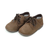 James Boy's Nubuck Leather Lace Up Shoe (Baby) - Nubuck Brown