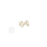 SIGNATURE GROSGRAIN BOW ON CLIP: 5.5" Huge - 2.25" Ribbon on Alligator Clip / MANDARINE ORANGE