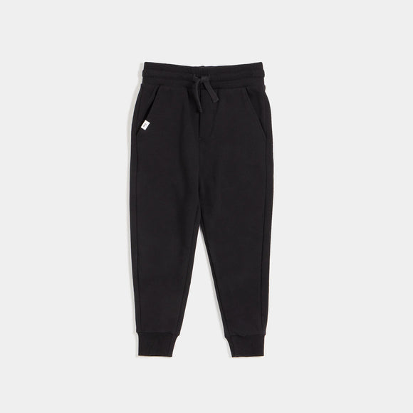 Miles Basics Pure Black Jogger - Baby