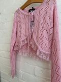 Pink Sweater Cardigan