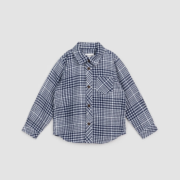 Brushed Flannel Checkered Shirt