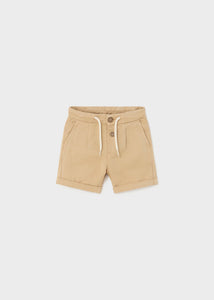 Baby Bambula Cotton Shorts - Cookie