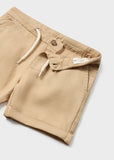 Baby Bambula Cotton Shorts - Cookie