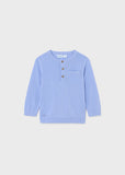 Baby Henley Sweater - Cloud