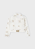 Girls Embroidered Twill Jacket