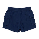Baby Boys Pull On Short - Navy