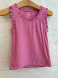 Ruffle Sleeve Tank