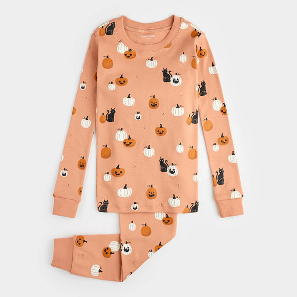 Spooky Season Print on Apple Blossom PJ Set