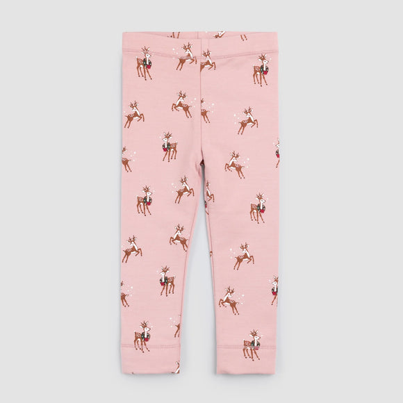 Reindeer Games Rose Leggings - Baby