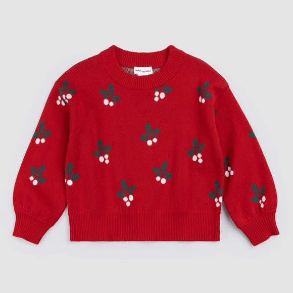 Merry Mistletoe Jacquard Sweater