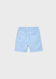 Boys Drawstring Twill Shorts - Sky