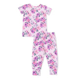 Rose Abundance - Short Sleeve Loungewear Set - Baby
