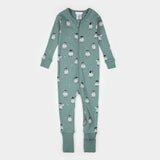 Baby Penguin Print on Teal Convertible Sleeper