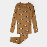 Police Car Print on Amber PJ Set