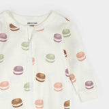 Macaron Print on Antique White Sleeper