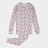 Poppy Floral Beige Modal Jersey PJ Set