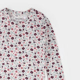 Poppy Floral Beige Modal Jersey PJ Set