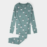 Baby Penguin Print on Teal PJ Set