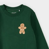 Gingerbread Emroidered Sweatshirt - Boys