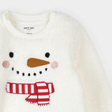 Snowman Emroidered Sweatshirt - Kids