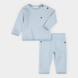 Blue Knit Set