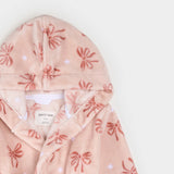 Bows Plush Robe