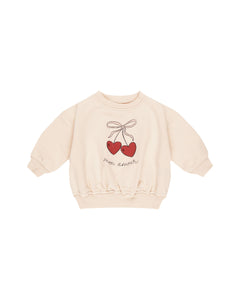 Relaxed Fleece Sweatshirt, Mon Amour