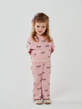 Ava Ribbon Sweatshirt Set - Baby