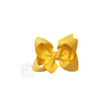 Signature Grosgrain Bow on Clip: 4.5" Large - 1.5" Ribbon on Alligator Clip - Various Colors