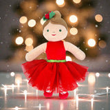 Merry the Holiday Ballerina Plush Toy: 9"