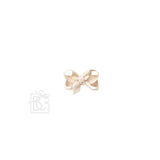 SIGNATURE GROSGRAIN BOW ON CLIP: 4.5" Large - 1.5" Ribbon on Alligator Clip / MANDARINE ORANGE