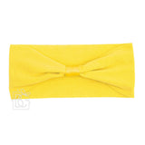 WIDE PANTYHOSE ADD-A-BOW HEADBAND: OATMEAL / 3+ Months