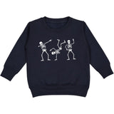 Silly Skelly Glow In The Dark Halloween Sweatshirt - Baby Boy