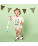 Dad's Golf Buddy Short Sleeve Romper - Natural