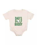 Dad's Golf Buddy Short Sleeve Romper - Natural