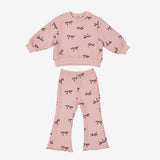 Ava Ribbon Sweatshirt Set - Baby