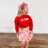 Bow Love Valentine's Tutu Skirt