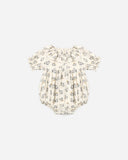 Collared Romper - French Floral